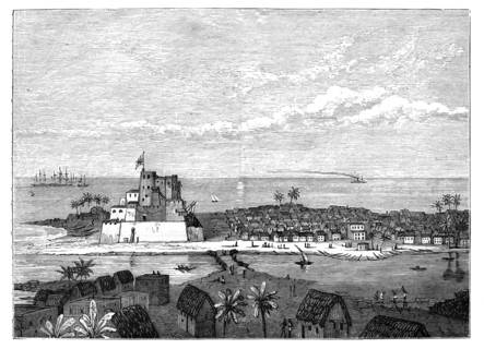 Elmina, Gold Coast, West Africa, c1890. Artist: Unknown
