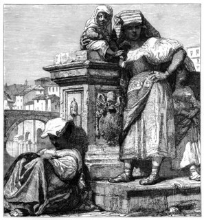 'Women of the Campagne in Rome', c1890. Artist: Unknown