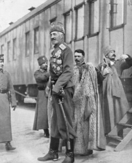Grand Duke Nikolai Nikolaevich, Russian First World War general, 16-17 March 1917. Artist: Unknown