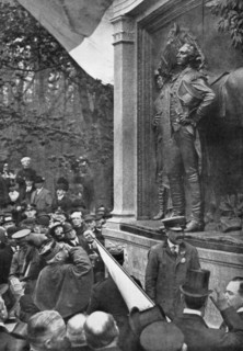 Marshal Joffre's tribute to the Marquis de Lafayette, Prospect Park, Brooklyn, New York, USA, 1917. Artist: Unknown
