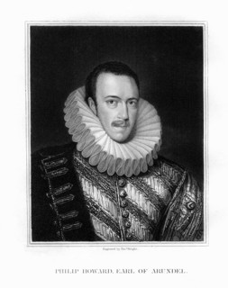Saint Philip Howard, 20th Earl of Arundel, English nobleman, (1826).Artist: T Wright