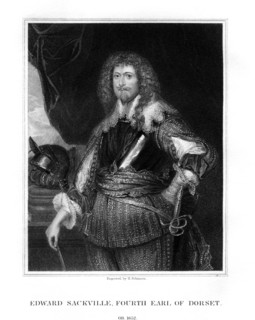 Edward Sackville, 4th Earl of Dorset, English soldier and statesman, (1829).Artist: H Robinson
