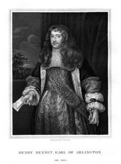 Henry Bennet, 1st Earl of Arlington, English statesman, (1828).Artist: TA Dean