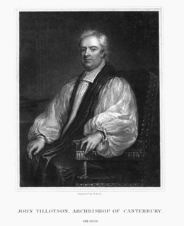 John Tillotson, Archbishop of Canterbury, (1832).Artist: W Holl