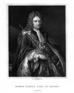 Robert Harley, 1st Earl of Oxford, politician, (1832).Artist: WT Mote