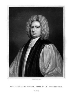Francis Atterbury, Bishop of Rochester, (1831).Artist: Henry Thomas Ryall