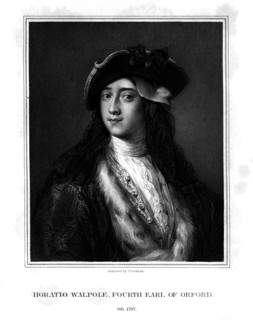Horace Walpole, 4th Earl of Orford, politician, writer, architectural innovator, (1832).Artist: J Cochran