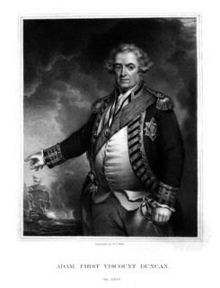 Adam Duncan, Viscount Duncan of Camperdown, British naval officer, (1832).Artist: WT Mote