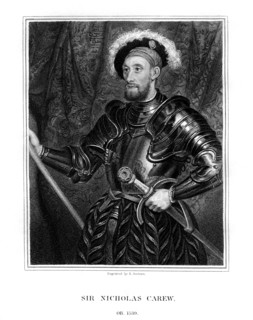 Sir Nicholas Carew, (1823).Artist: E Scriven