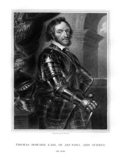 Thomas Howard, Earl of Arundel and Surrey, prominent English courtier, (1823).Artist: E Scriven