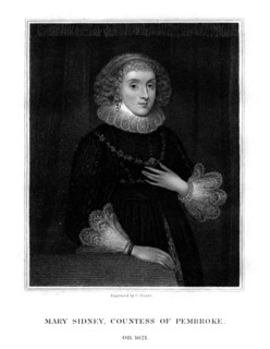 Mary Sidney Herbert, Countess of Pembroke, English literary figure, (1824).Artist: C Picart