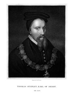 Thomas Stanley, 1st Earl of Derby, English nobleman, (1827).Artist: W Holl