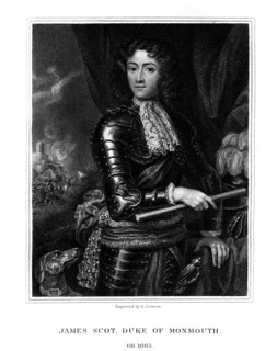 James Scott, 1st Duke of Monmouth, recognized by some as James II of England, (1826). Creator: E Scriven.