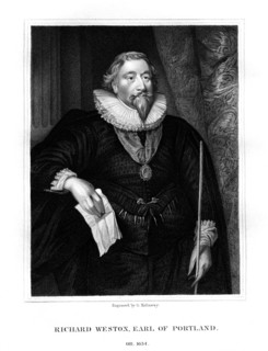 Richard Weston, 1st Earl of Portland, (1825).Artist: G Kellaway