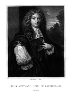 John Maitland, 1st Duke of Lauderdale, Scottish politician, (1825).Artist: John Samuel Agar