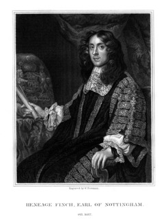 Heneage Finch, 1st Earl of Nottingham, Lord Chancellor of England, (1824).Artist: W Freeman
