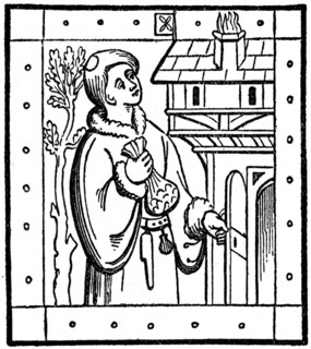 Alan Middleton, collector of rents, 15th century, (1910). Artist: Unknown
