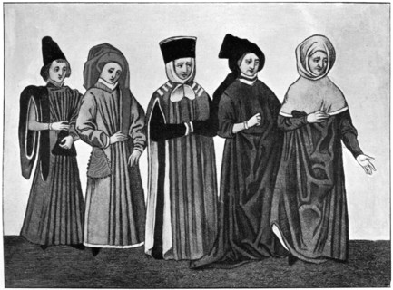 Costumes, 15th century, (1910). Artist: Unknown