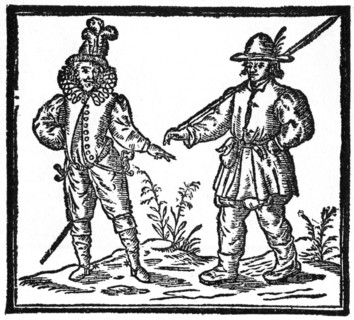 'Velvet breeches and cloth breeches', 1592, (1910). Artist: Unknown