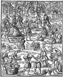 A royal picnic, 1575, (1910). Artist: Unknown