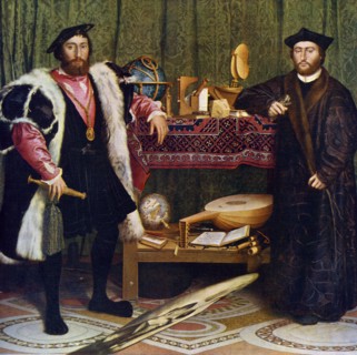 'The Ambassadors', 1533, (1912).Artist: Hans Holbein the Younger