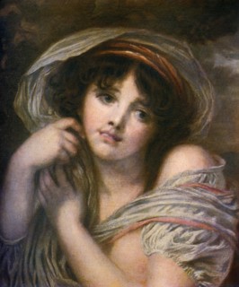 'A Girl', late 18th century, (1912).Artist: Jean-Baptiste Greuze