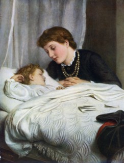 'Mother's Darling', 1884, (1912).Artist: Joseph Clark
