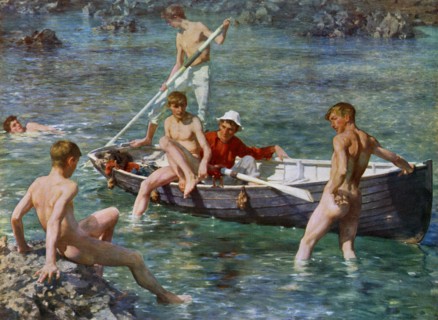 'Ruby, Gold and Malachite', 1902, (1912).Artist: Henry Scott Tuke