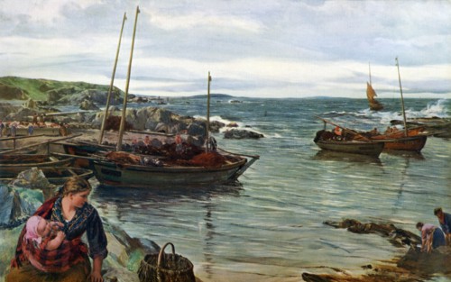 'Home with the Tide', 1880, (1912).Artist: James Clarke Hook