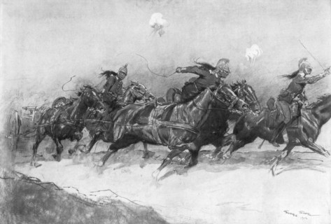'Under Fire', 1914, (1926).Artist: Georges Bertin Scott