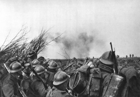 The French front line at Douaumont, Verdun, France, 25 February 1916. Artist: Unknown