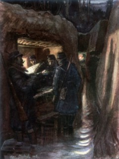 'The commander, Cagna, France', 1915, (1926).Artist: Michel