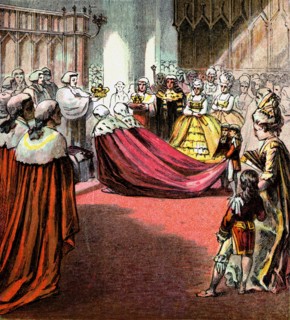 'Coronation of George III, 1761', (c1850s). Artist: Unknown