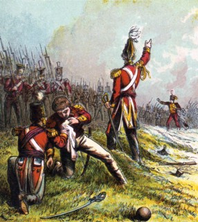 'Death of Sir John Moore, 1809', (c1850s). Artist: Unknown