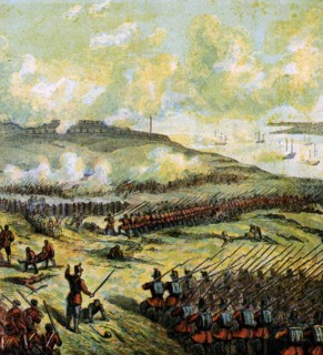 'The Battle of Inkerman, 1854', (c1850s). Artist: Unknown