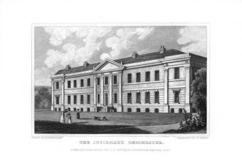 The Infirmary, Chichester, 1829.Artist: W Syms