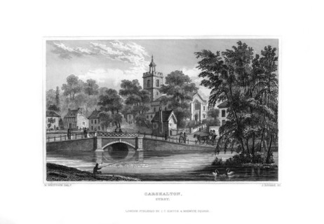 Carshalton, Surrey, 1829.Artist: J Rogers