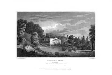 Aldbury Park, Surrey, 1829.Artist: J Rogers