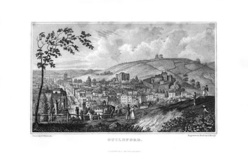 Guildford, Surrey, 1829.Artist: J Shury