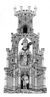 Robert Wyville, the Bishop of Salisbury and his champion, (1924). Artist: Unknown