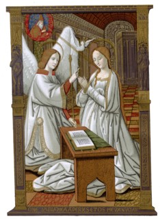 'The Annunciation', c1503, (1870). Artist: Franz Kellerhoven