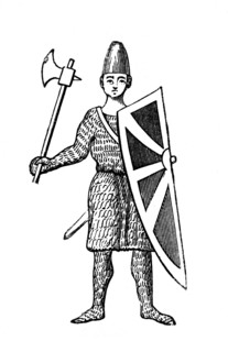 John Lackland, as represented on his seal, 12th century, (1870). Artist: Unknown