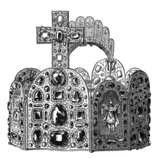 The diadem of Charlemagne, c8th century, (1870). Artist: Unknown