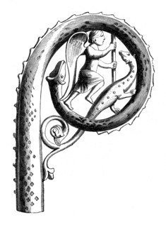 Abbot's crozier, 13th century, (1870). Artist: Unknown