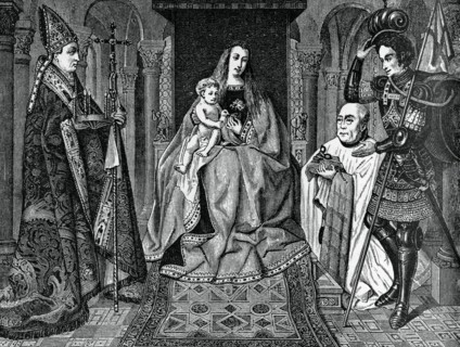 'Madonna and Child with Canon Joris van der Paele', 1436, (1870). Artist: Unknown