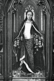 'St Ursula and the Holy Virgins, from the Reliquary of St Ursula', 1489, (1870). Artist: Unknown