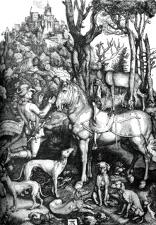 'St Eustace', c1501, (1870).Artist: Albrecht Dürer