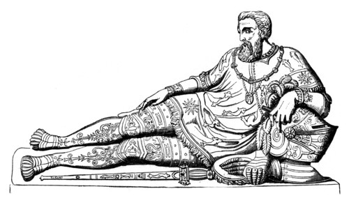 Effigy of Philippe de Chabot, Admiral of France, c1570, (1870). Artist: Unknown
