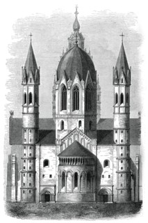 Mainz Cathedral, Rhine, Germany, 12th and 13th century, (1870). Artist: Unknown