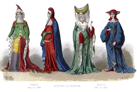 French costume: Charles V, Charles VI, (1882). Artist: Unknown